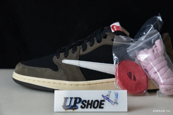 SP Scott Jordan Mocha 1 Retro Low CQ4277-001 OG Travis 0805